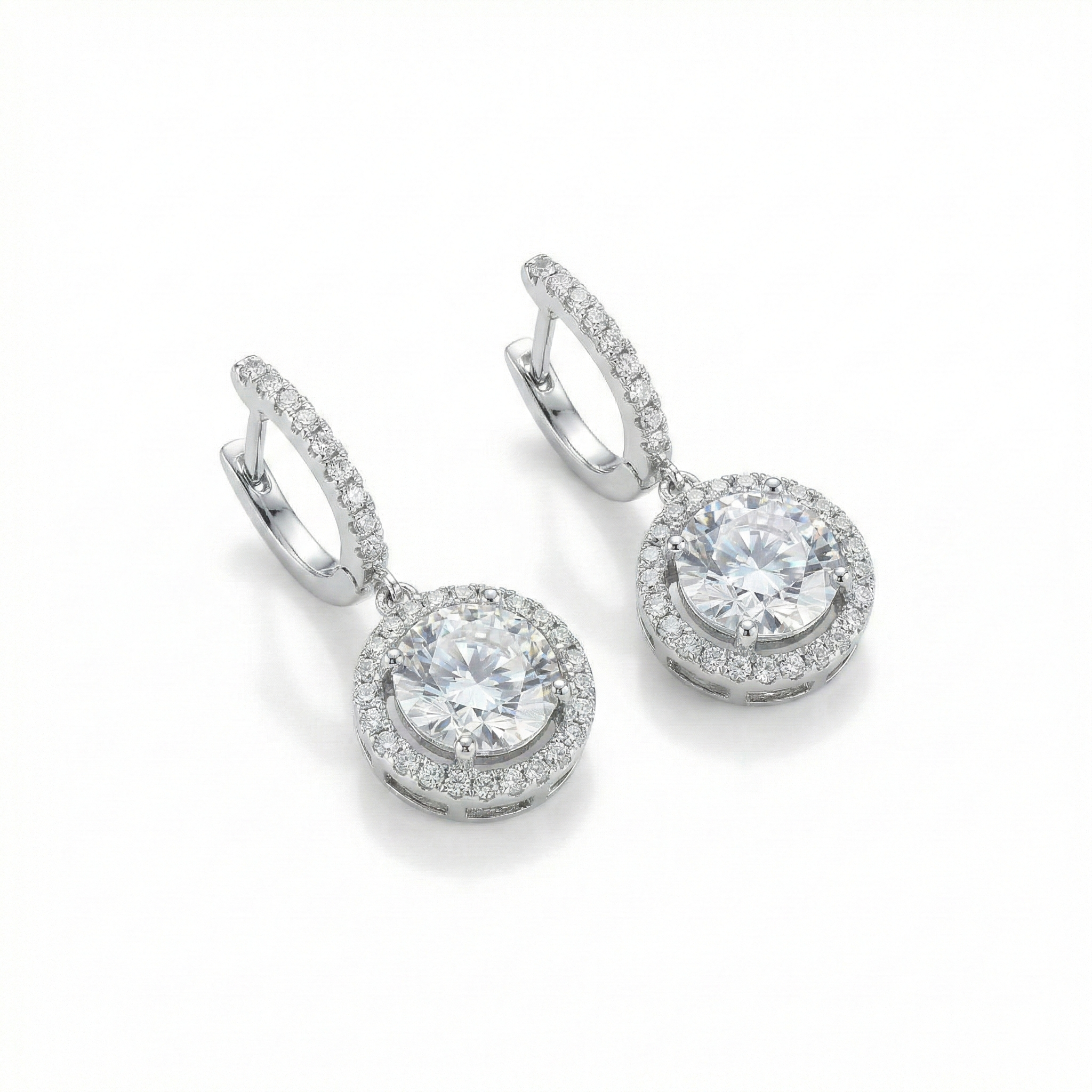 Solitaire Drop Earring