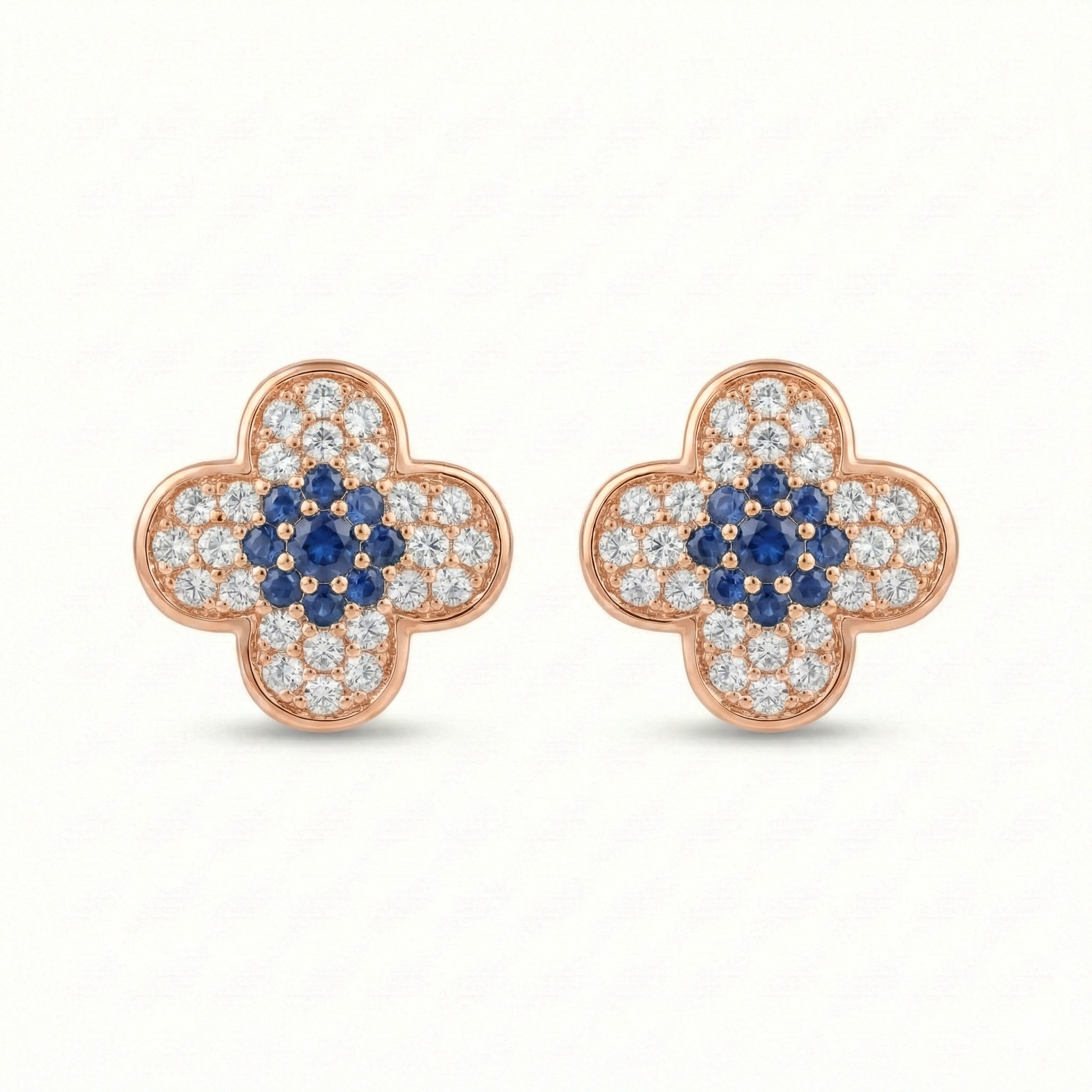 Crystal Clover Stud