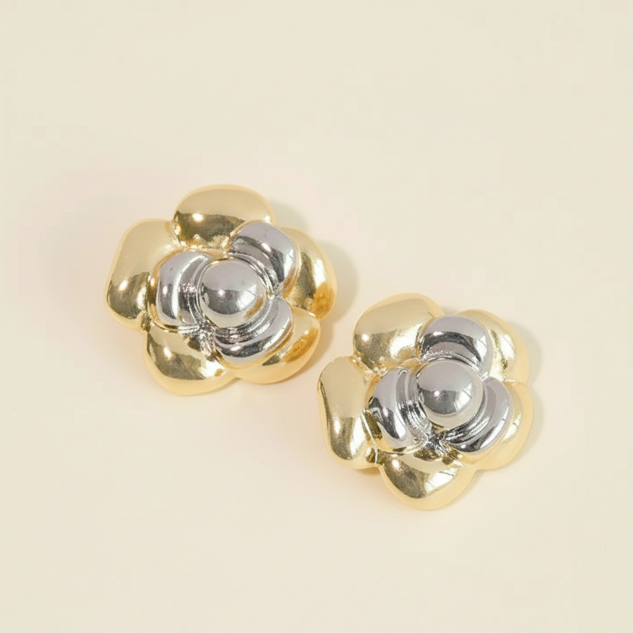 Dual Bloom Earrings