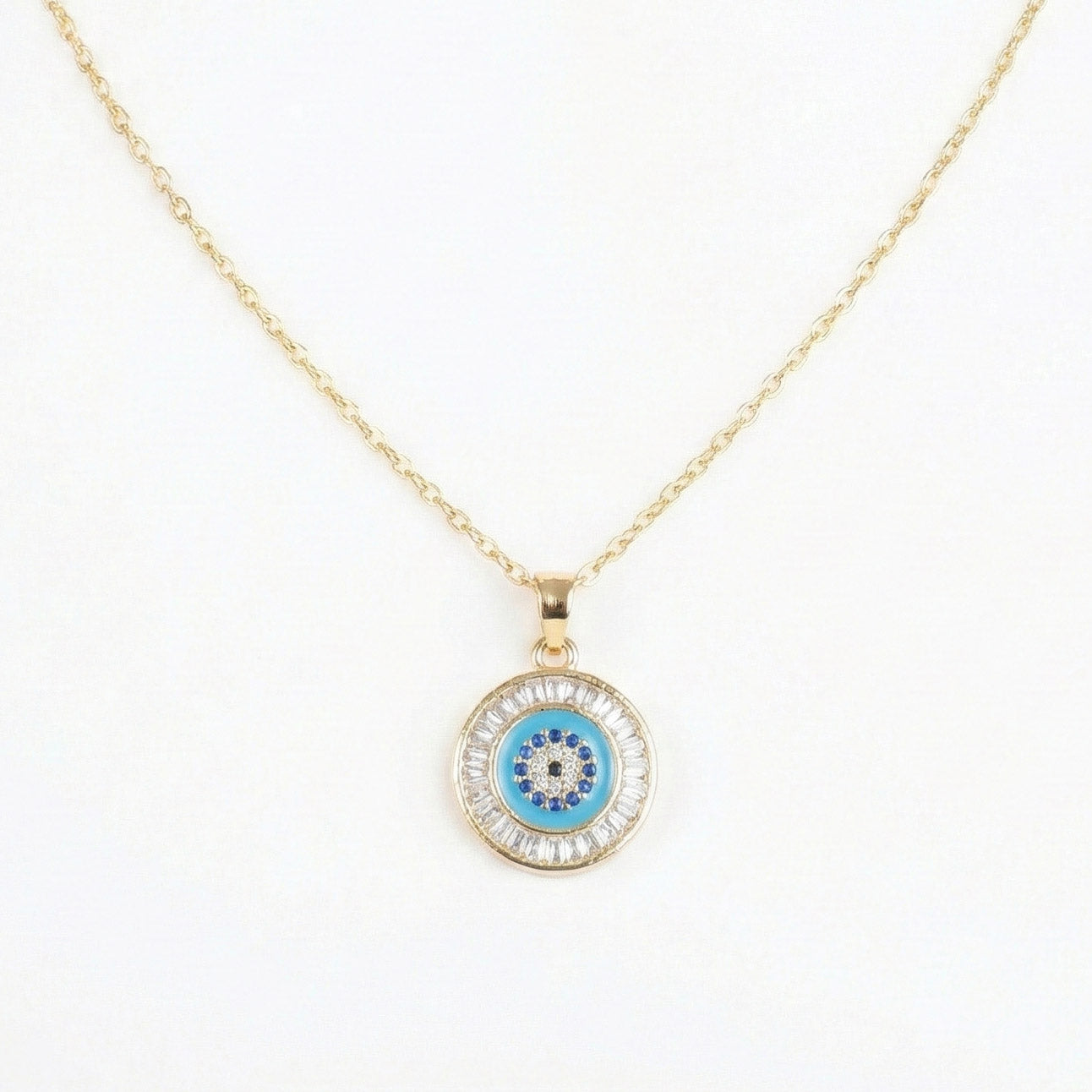Water Evil Eye Necklace