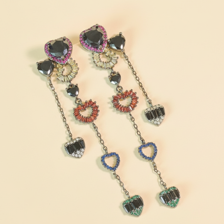 Shinebound Heart Earrings