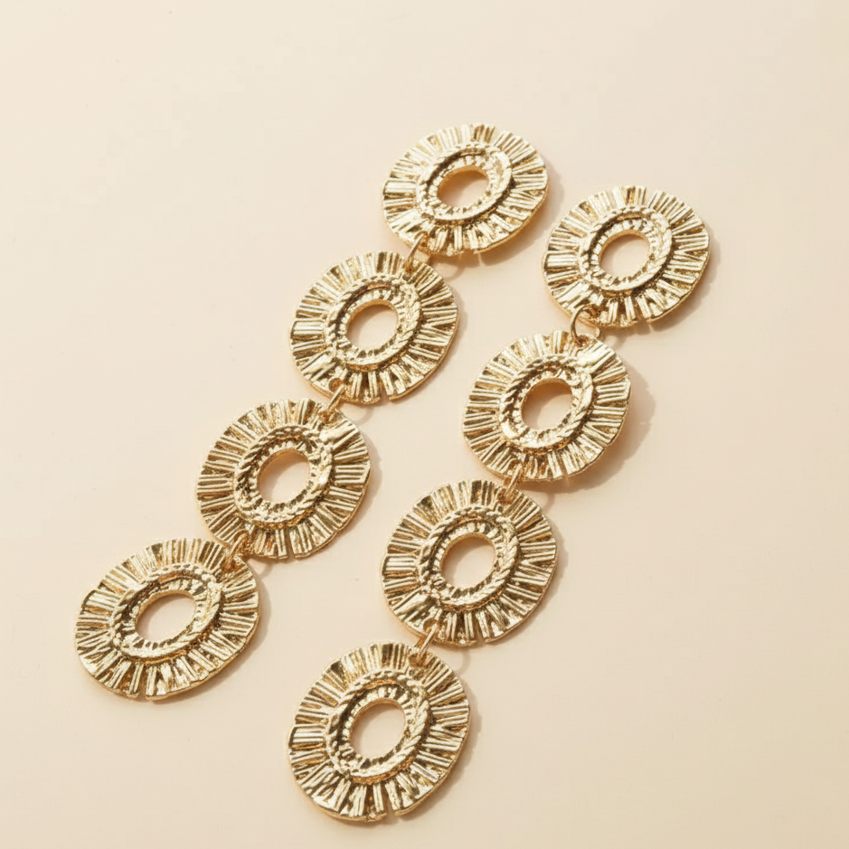 Multi-Oval Statement Earrings