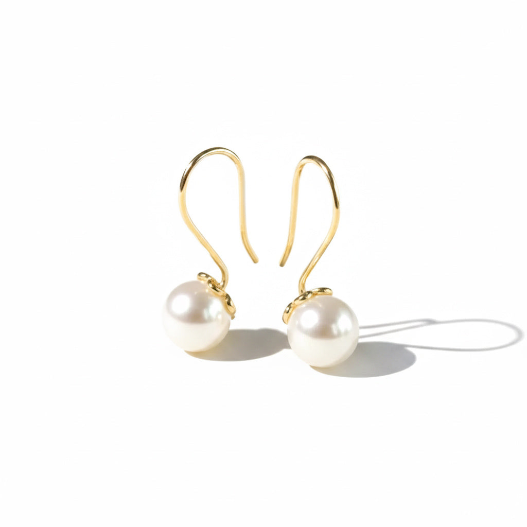 Elegant Pearl Drop Earrings