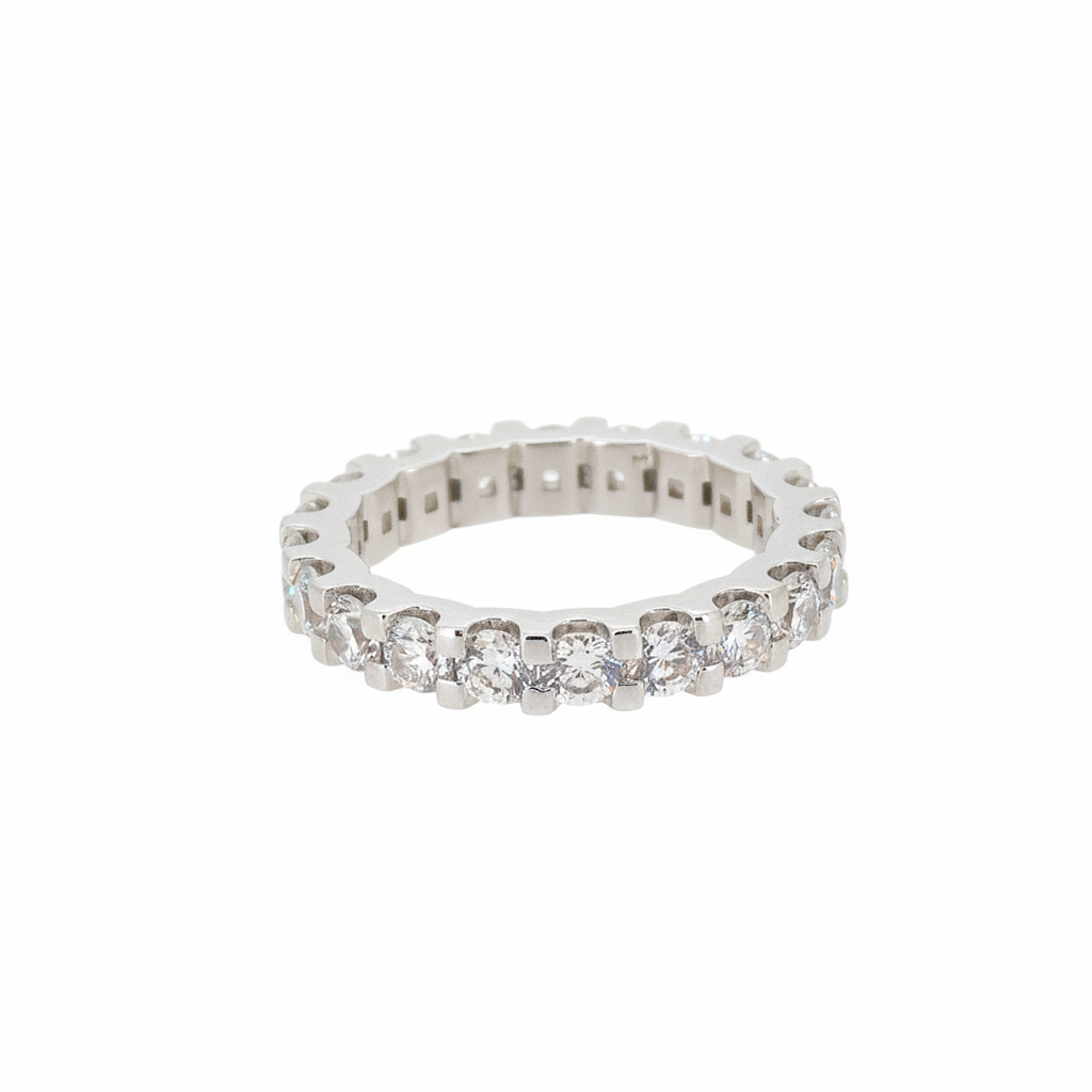 Pave Diamond Ring Set