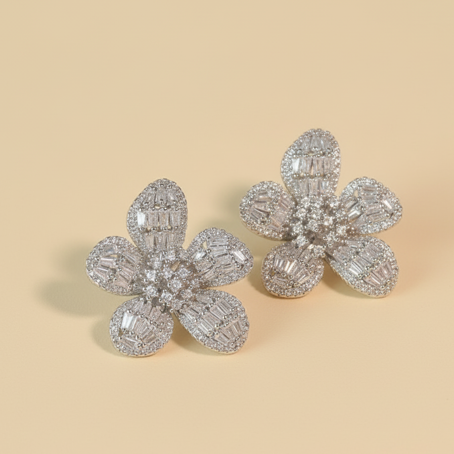 Eternal Diamond Bloom Earrings