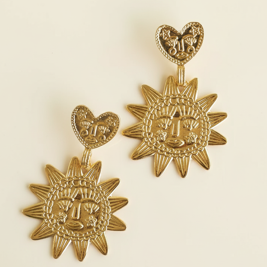 The Sun Statement Earrings