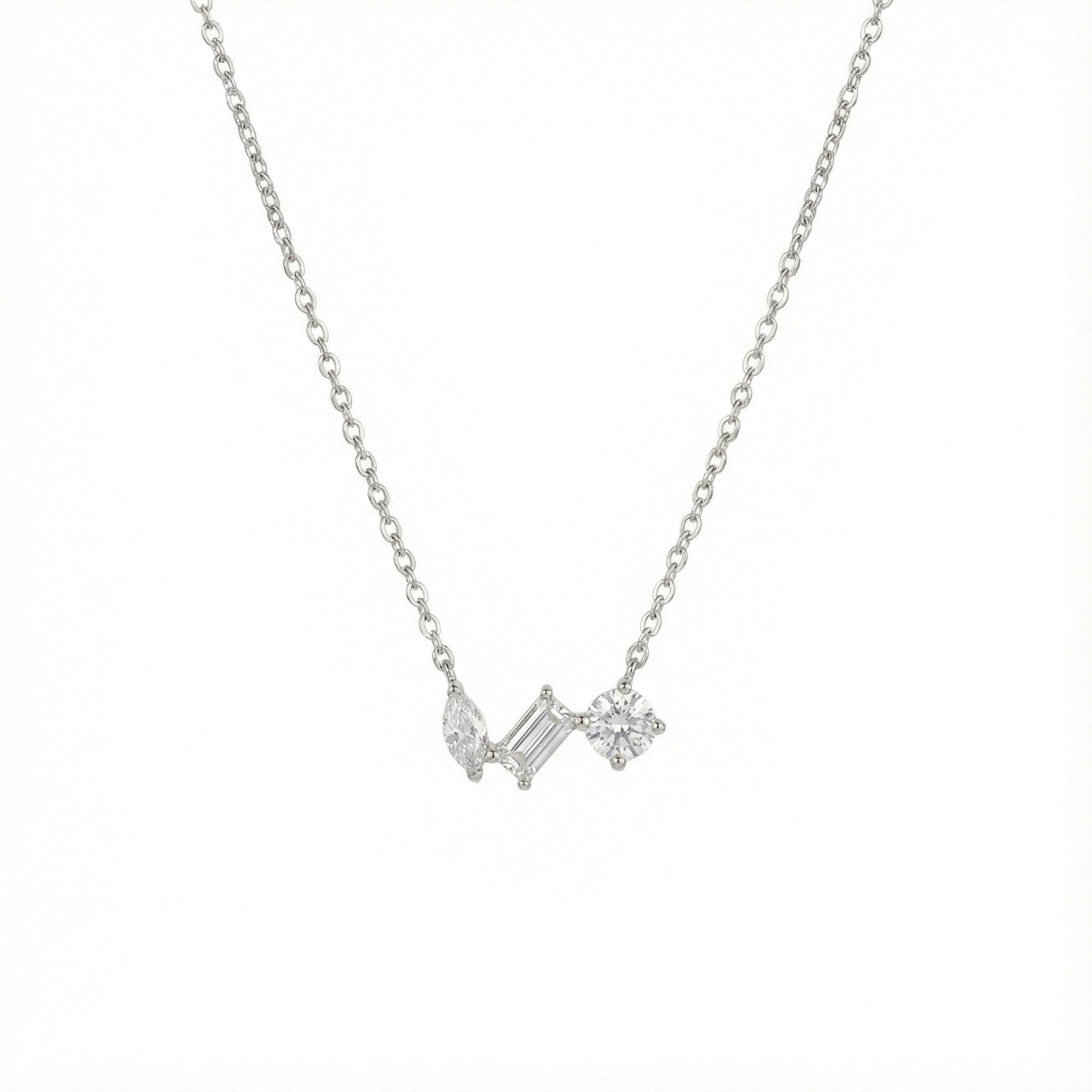 Geometric Sparkle Necklace