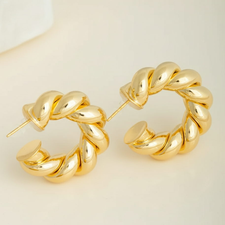 Braided Beauty Hoops