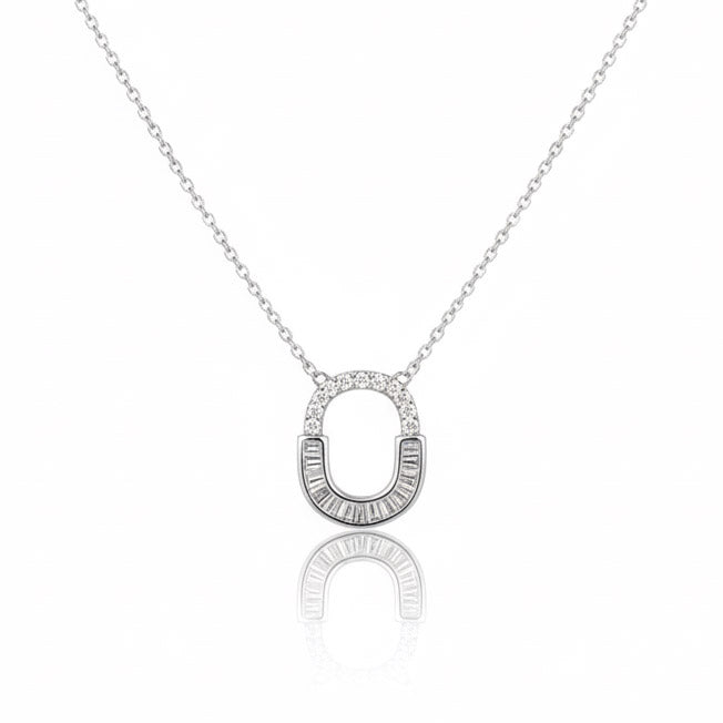 Diamond Arc Necklace