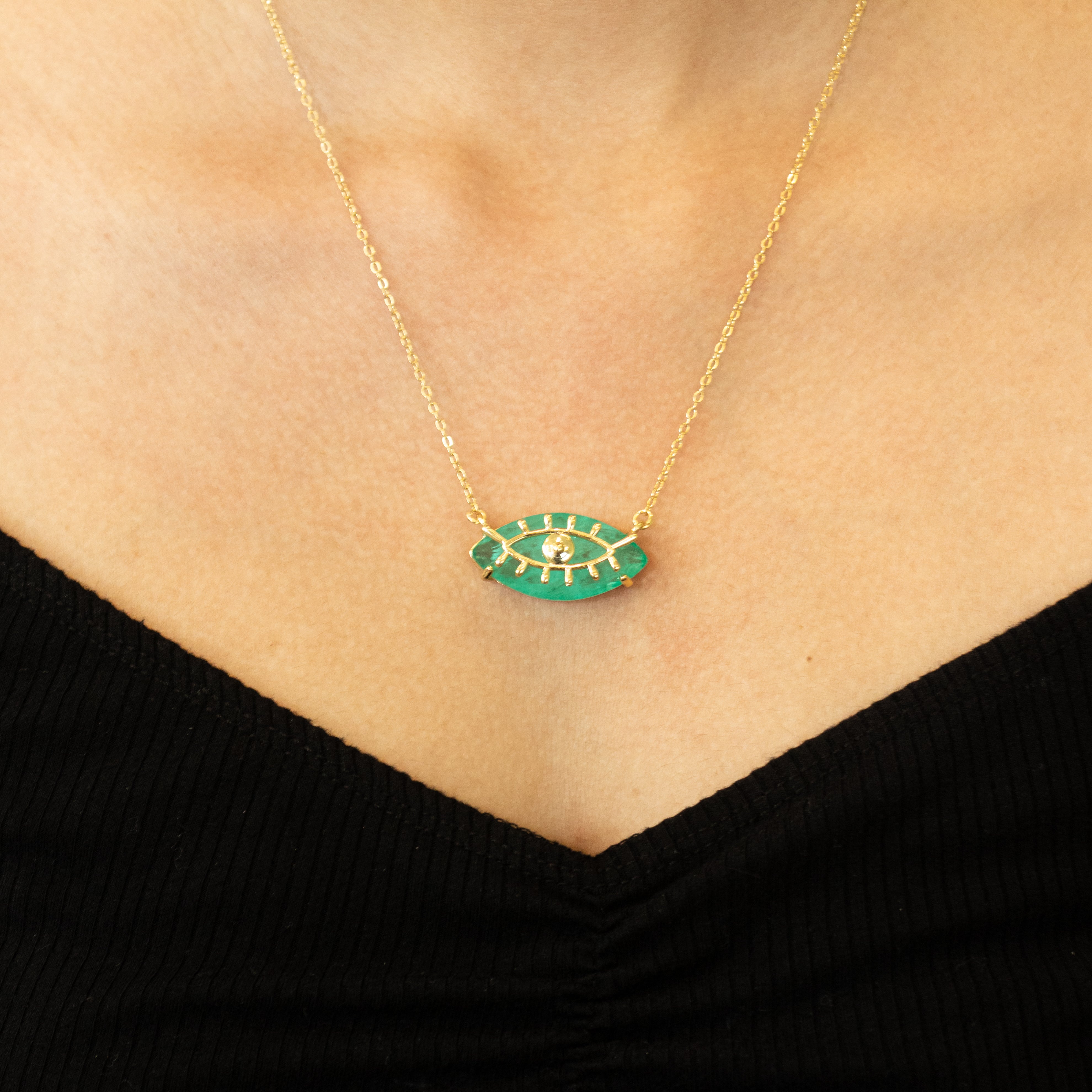 Evil Eye Crystal Necklace