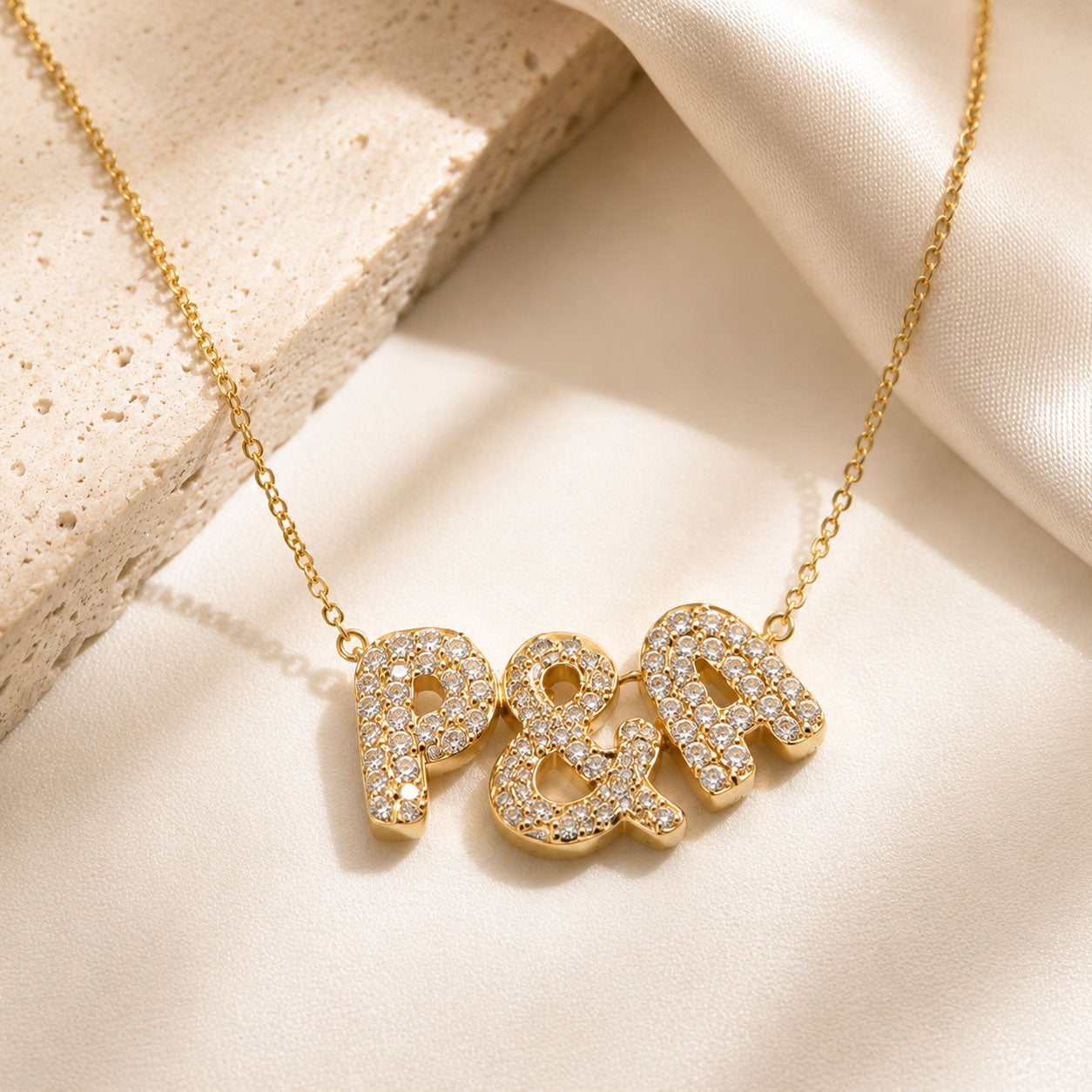 DIY Gilded Initial Necklace | Anti-Tarnish