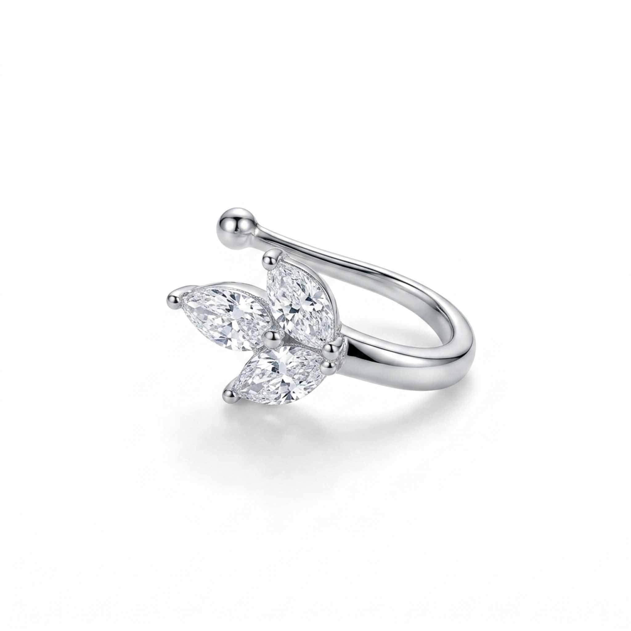 Bloomleaf 925 Sterling Silver Nosepin