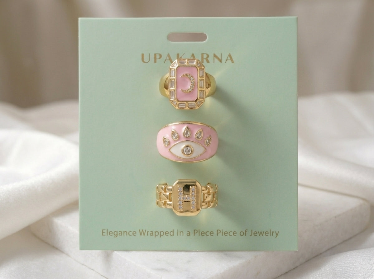 Pastel Essence Ring Stack