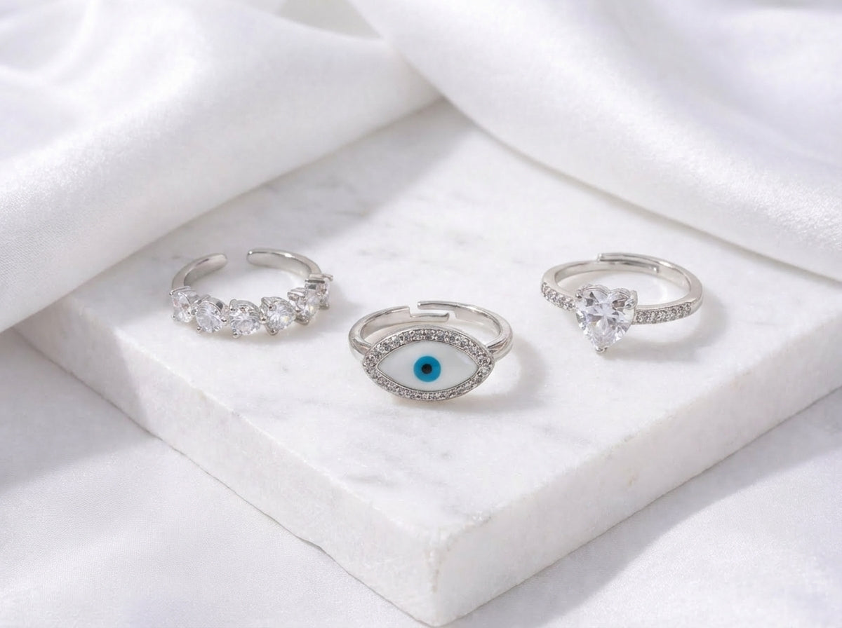 Celestial Shine Ring Stack