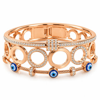 Rosegold Radiance Stack | Anti-tarnish | Gold Plated