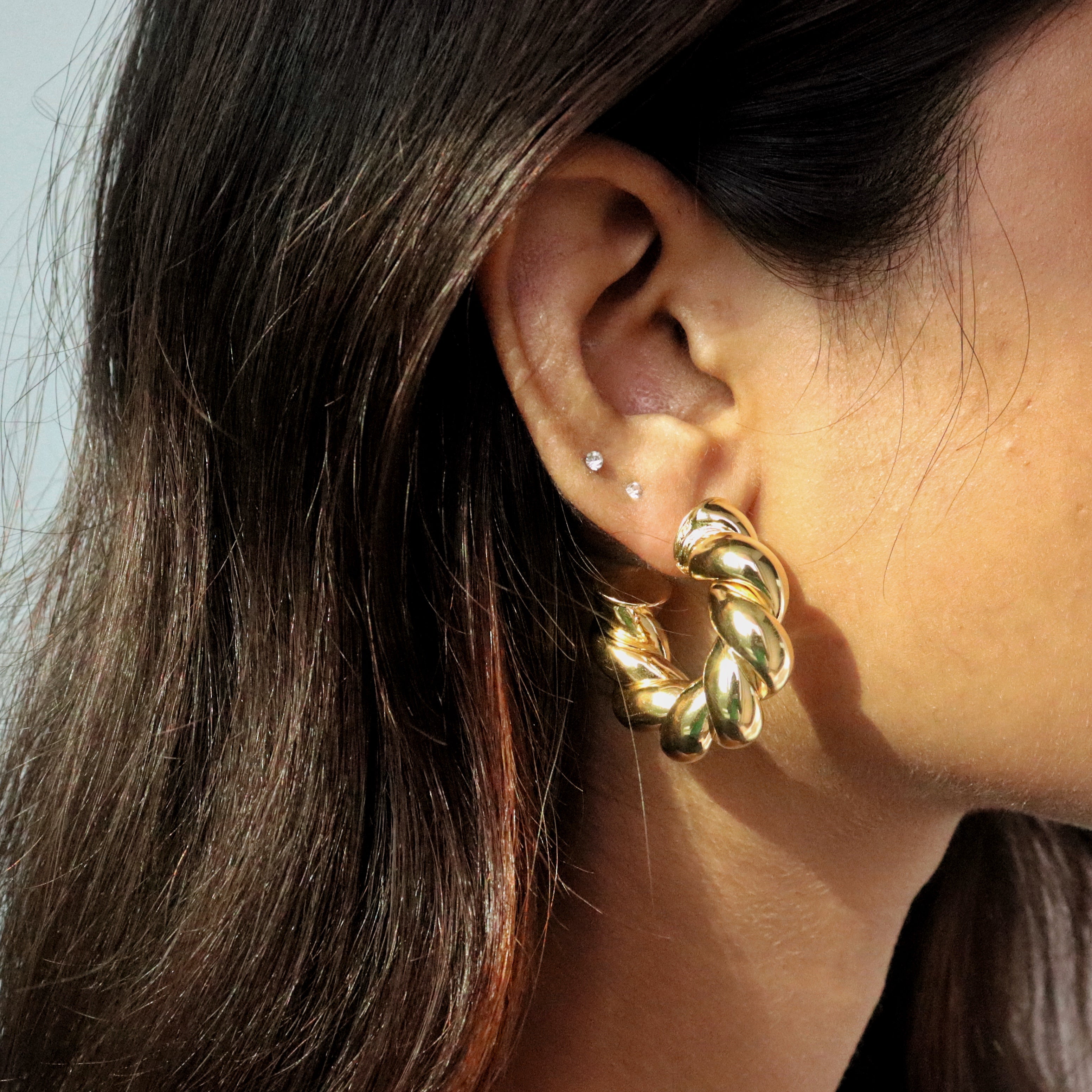 Braided Beauty Hoops