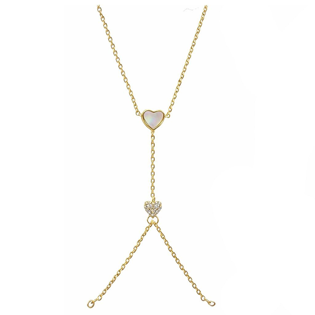 Dual Heart Drift Bracelet