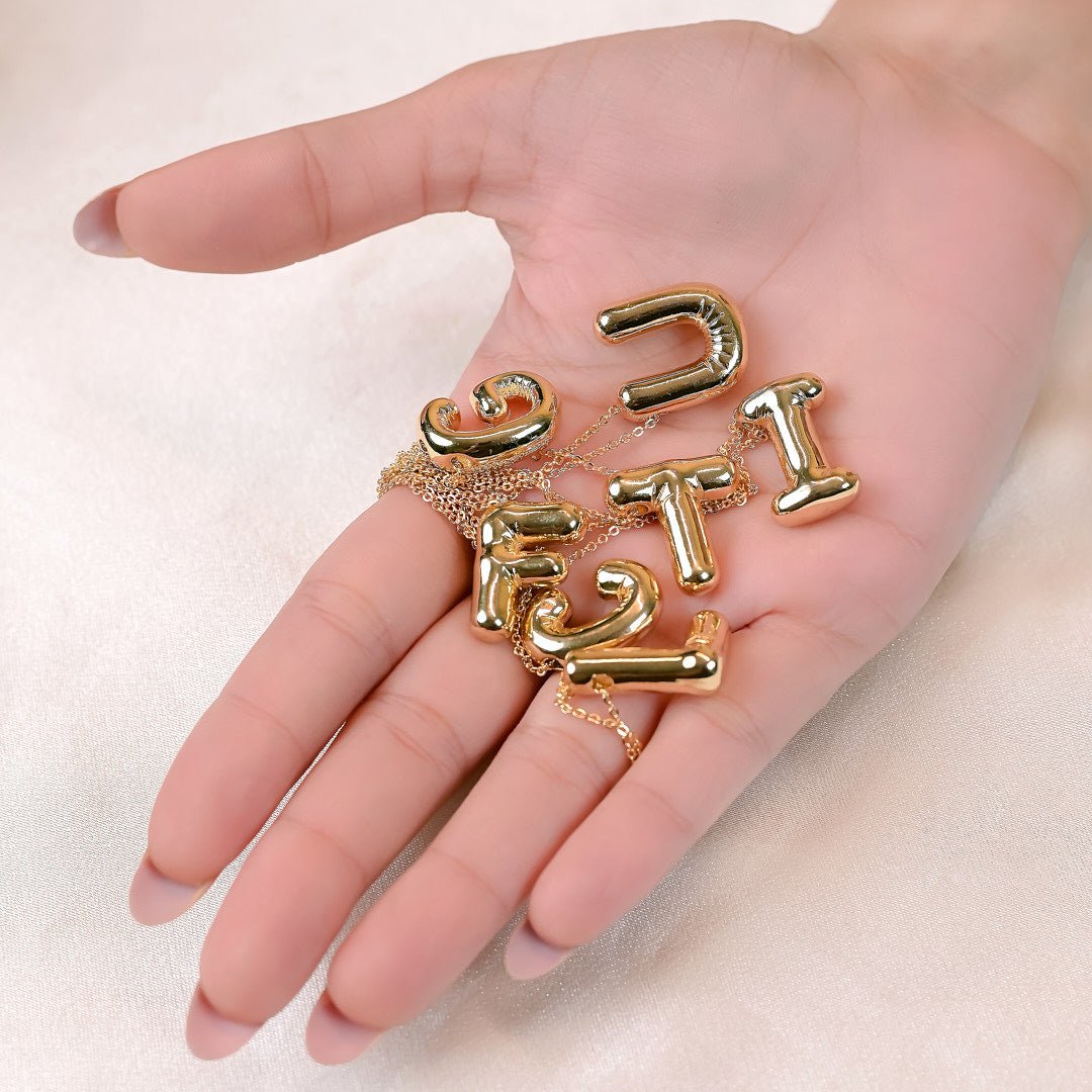 Balloon Initial Necklace - Upakarnaproduct_type