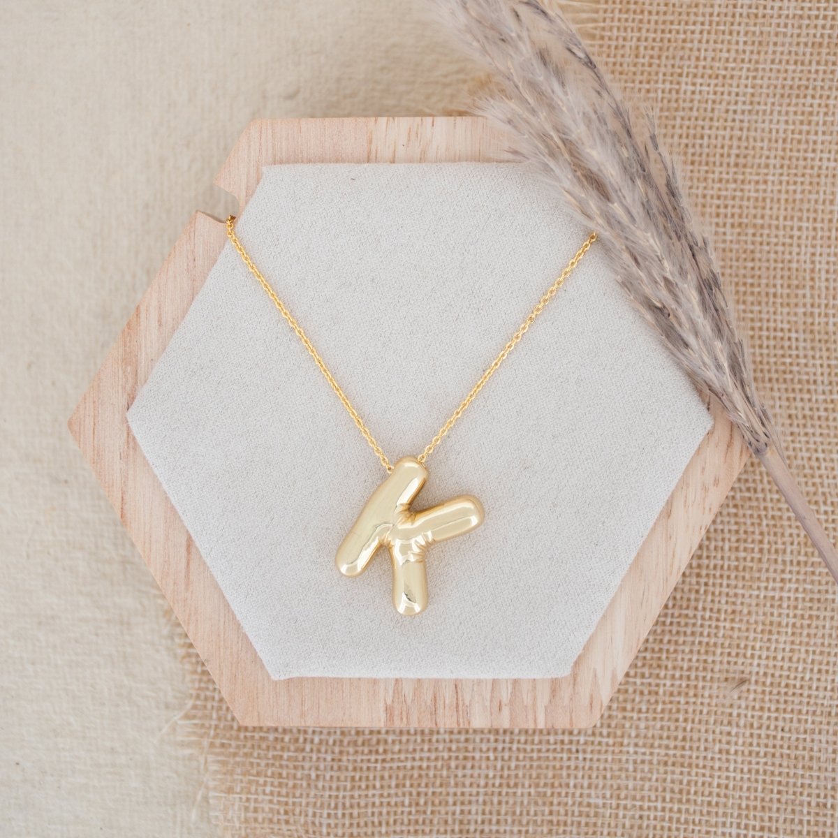 Balloon Initial Necklace - Upakarnaproduct_type