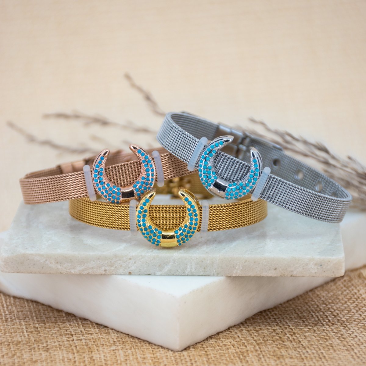 Blue Horseshoe Watch belt - Upakarnaproduct_type