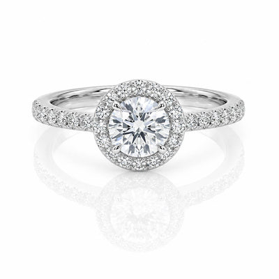 Clean Cut Halo Ring