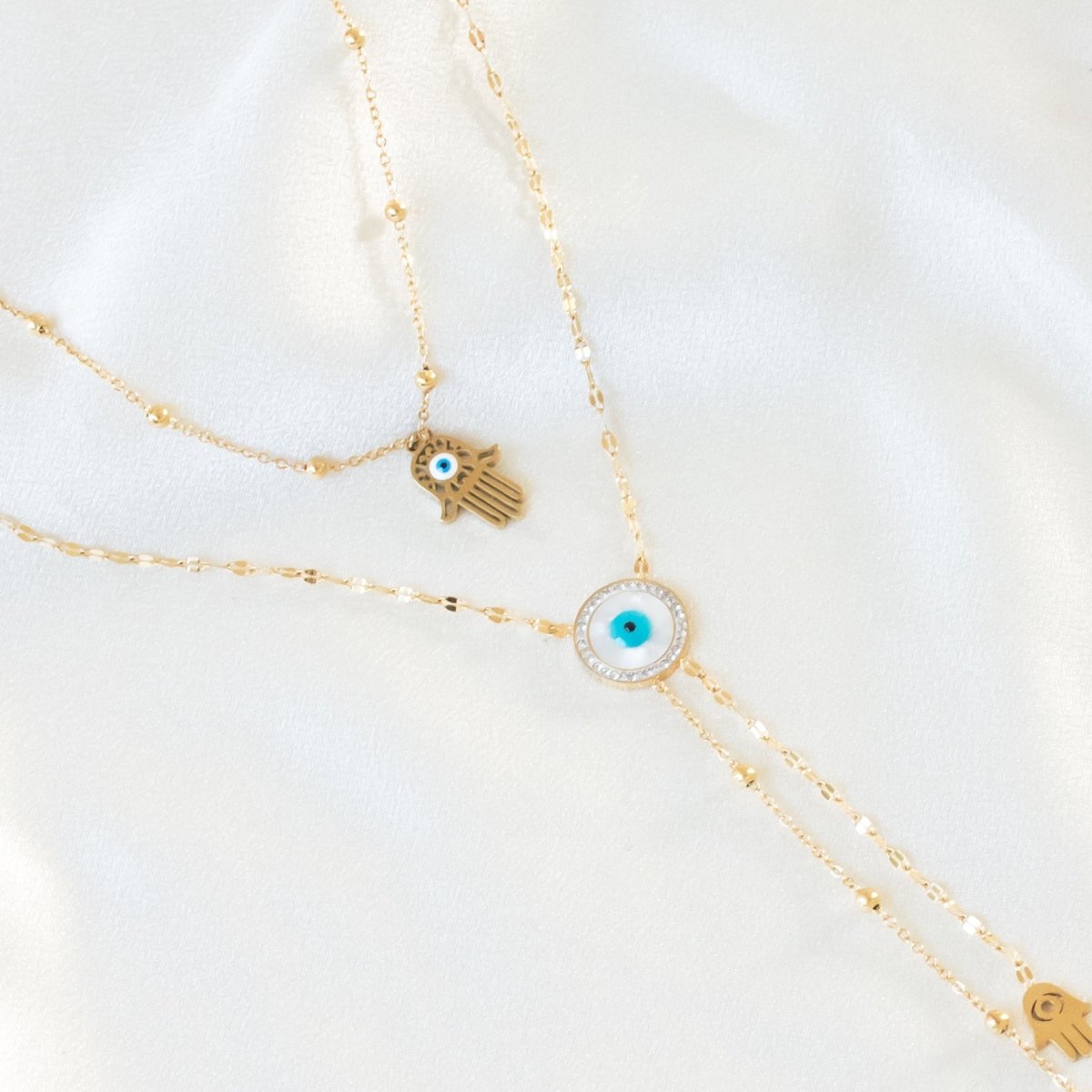 Collective Charm Layered Necklace - Upakarnaproduct_type
