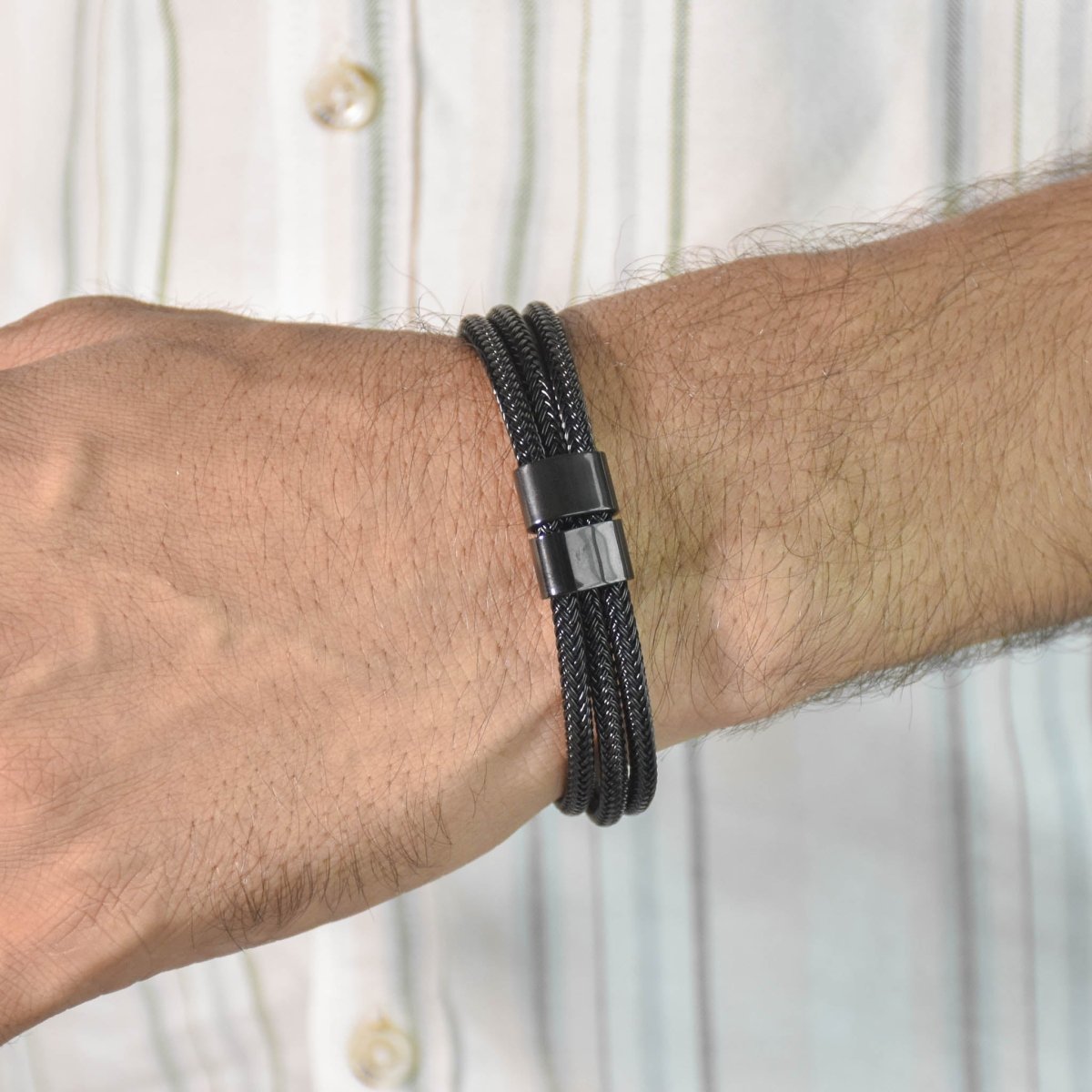 Cosmos Braided Men Bracelet - Upakarnaproduct_type