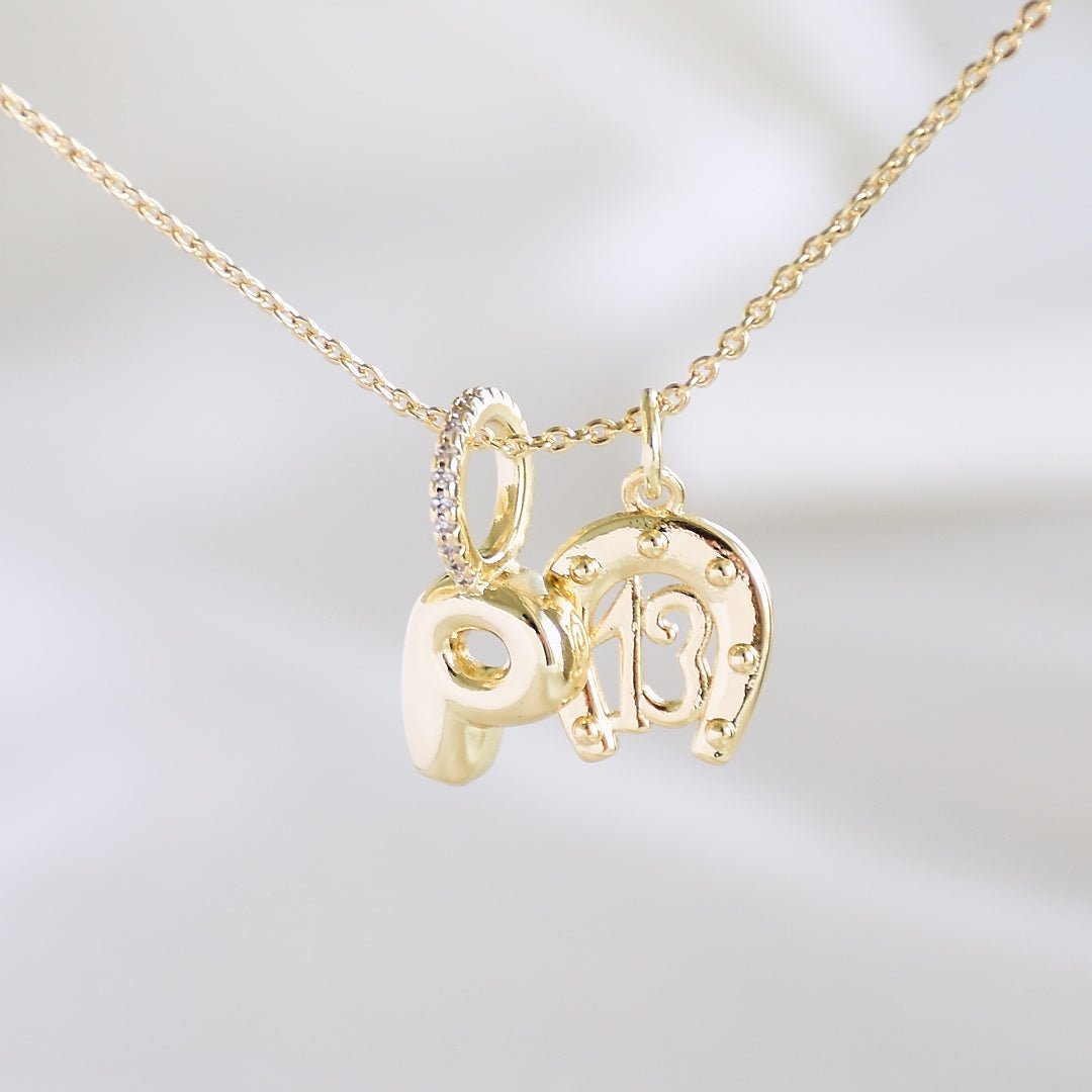 Dainty Alphabet Charm Necklace | Personalised Dangling Initial Pendant - Upakarnaproduct_type