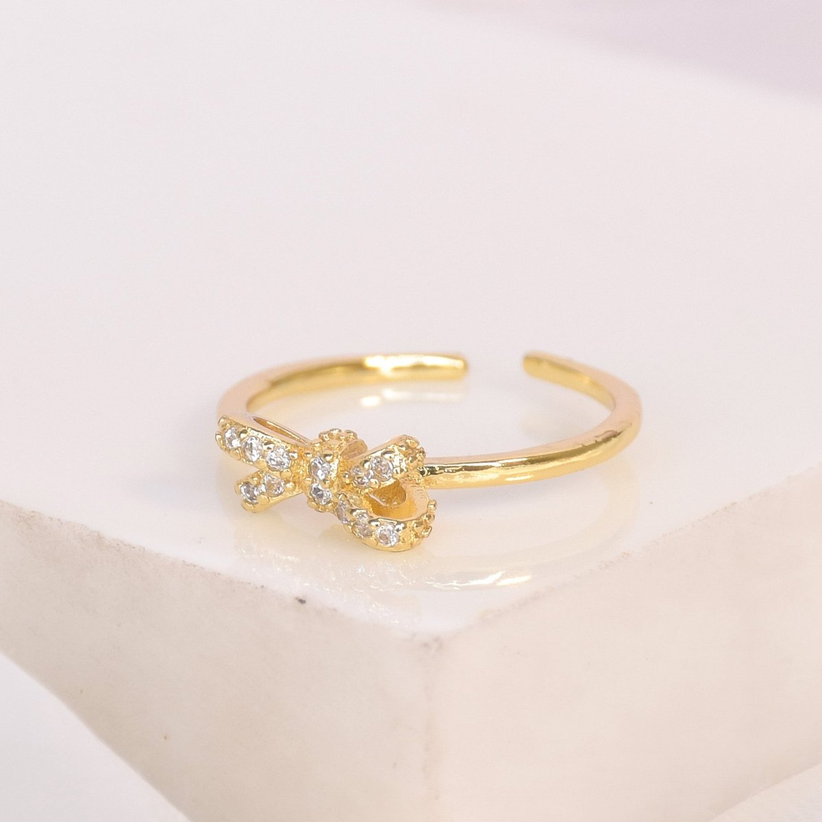 Dainty Bow Ring - Upakarnaproduct_type
