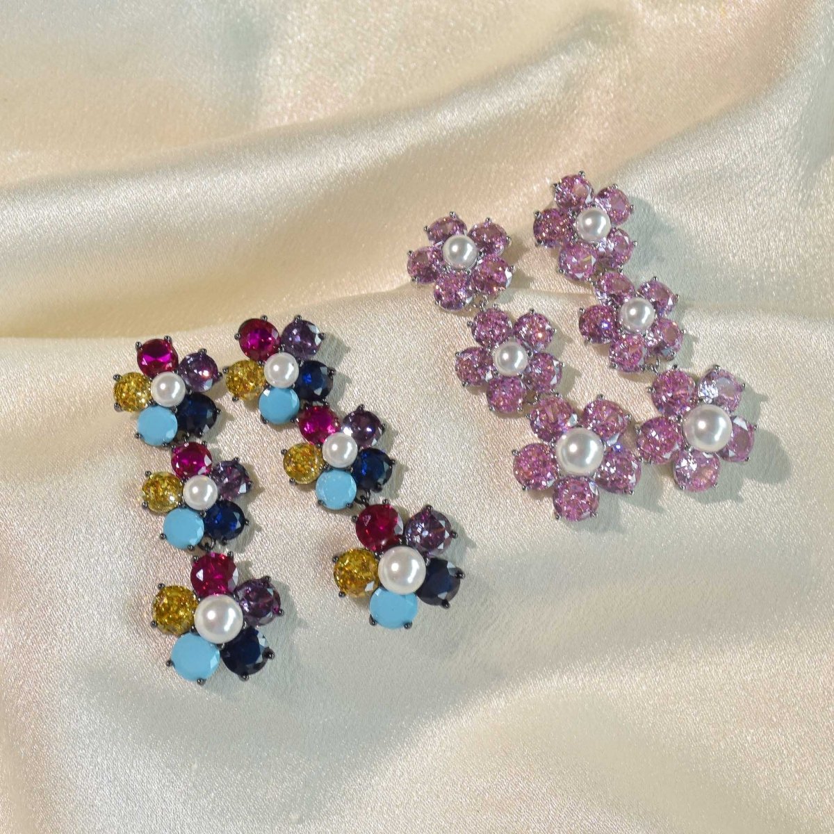 Daisy Drape Earrings - Upakarnaproduct_type