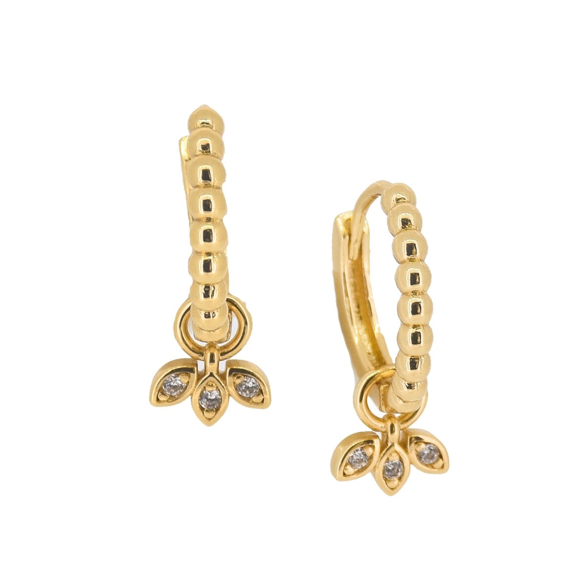 Diamond Petal Drop Earring - Upakarnaproduct_type