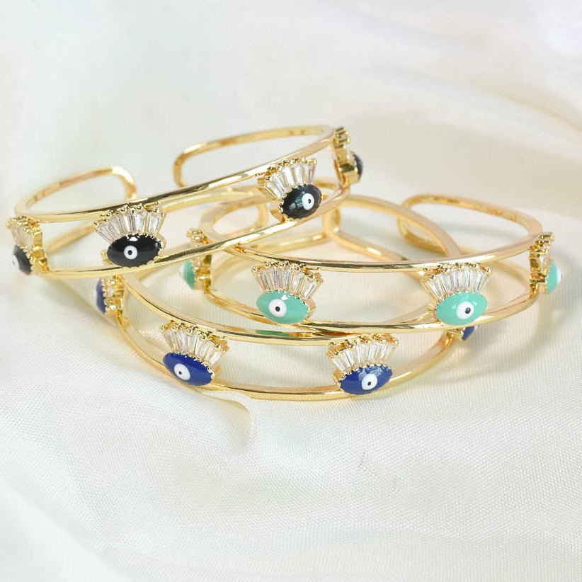 Divine Evil Eye Bangle - Upakarnaproduct_type