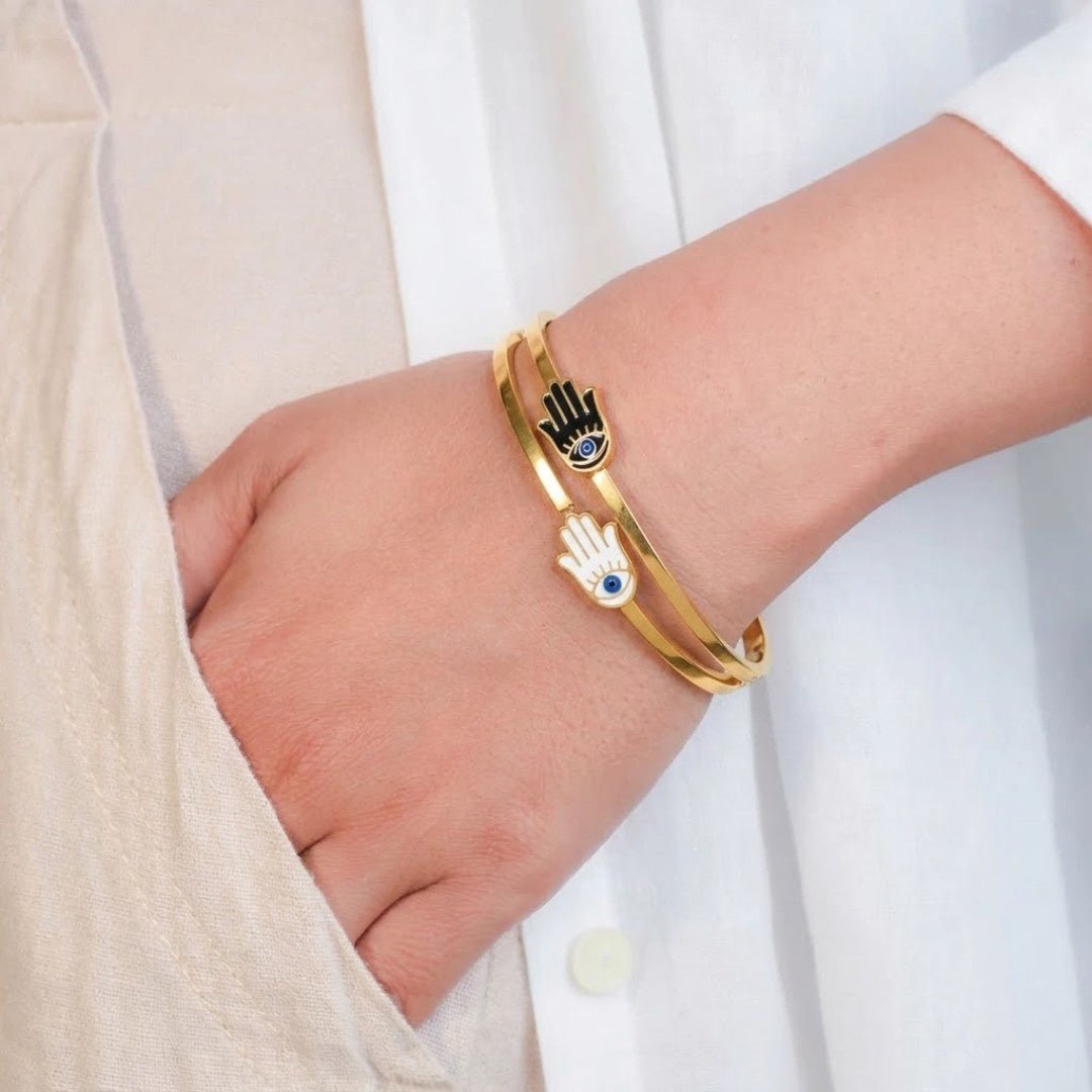 Divine Hamsa Bangle - Upakarnaproduct_type