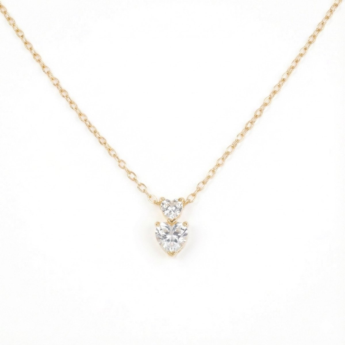 Dual Heart Necklace - Upakarnaproduct_type