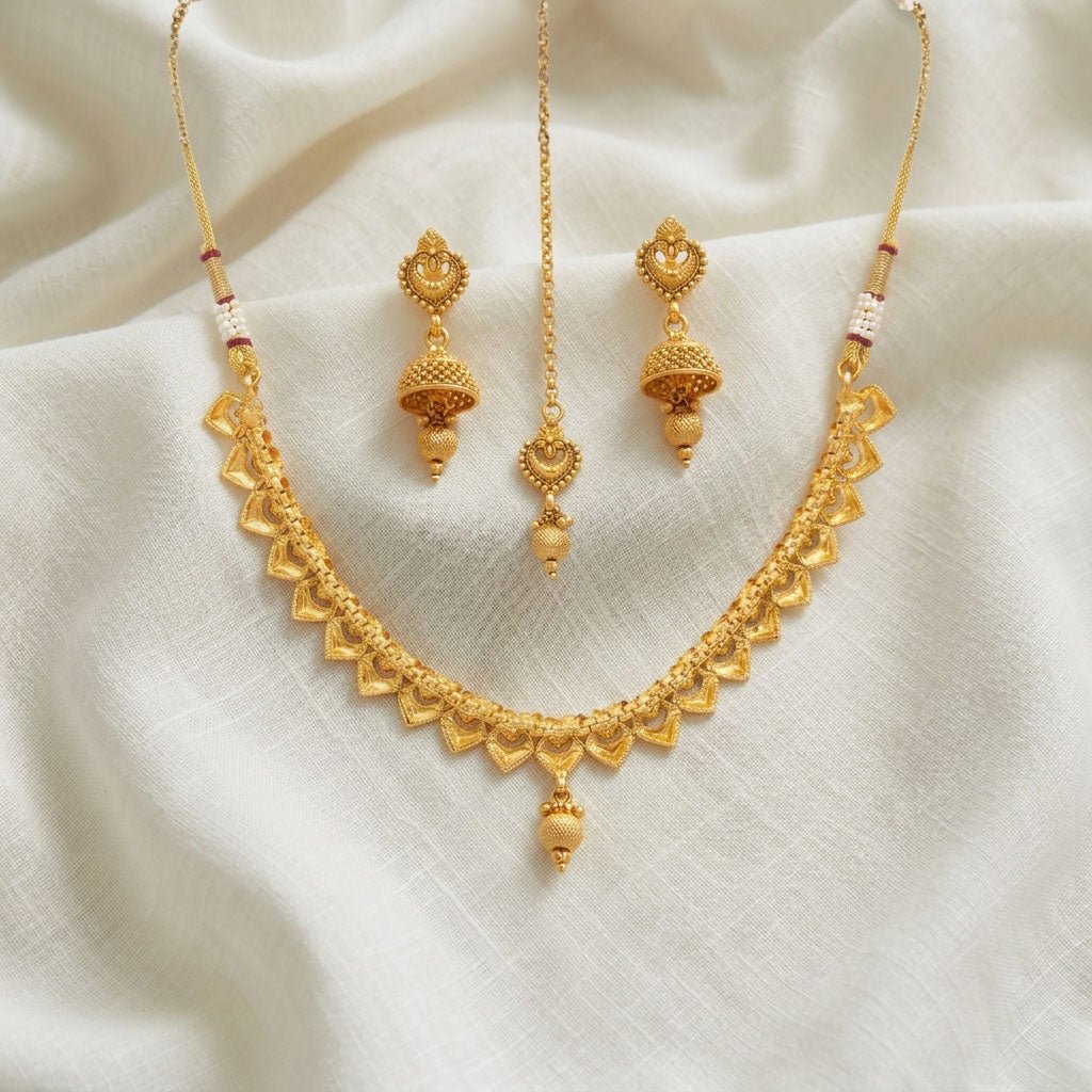 Empire Gold Suite Necklace Set - Upakarnaproduct_type
