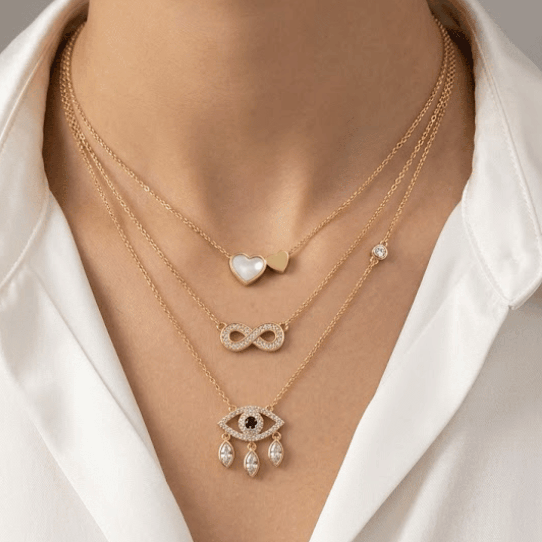Eternal Infinity Necklace Stack - Upakarnaproduct_type