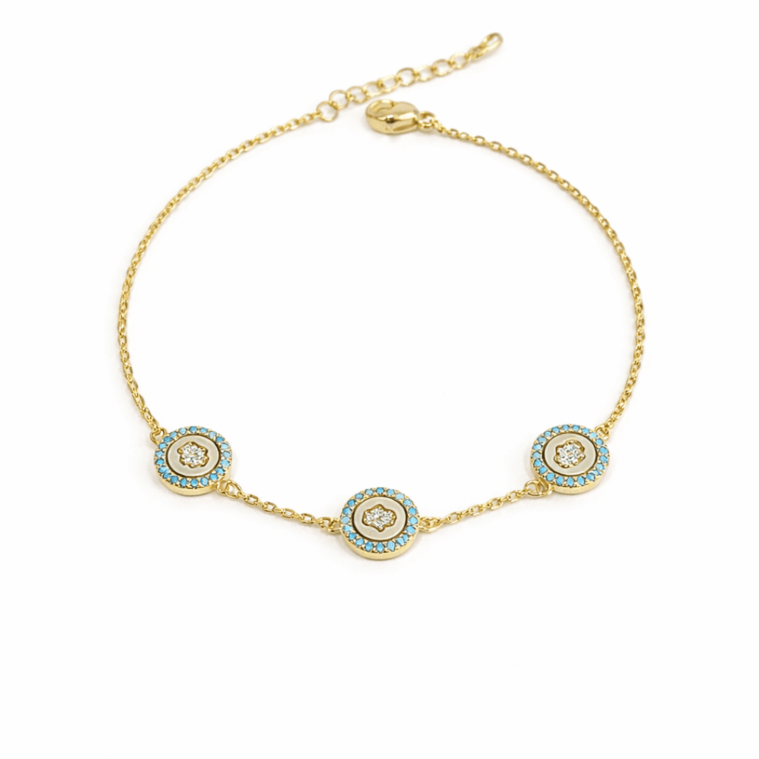Evil Eye Charm Bracelet Stack - Upakarnaproduct_type