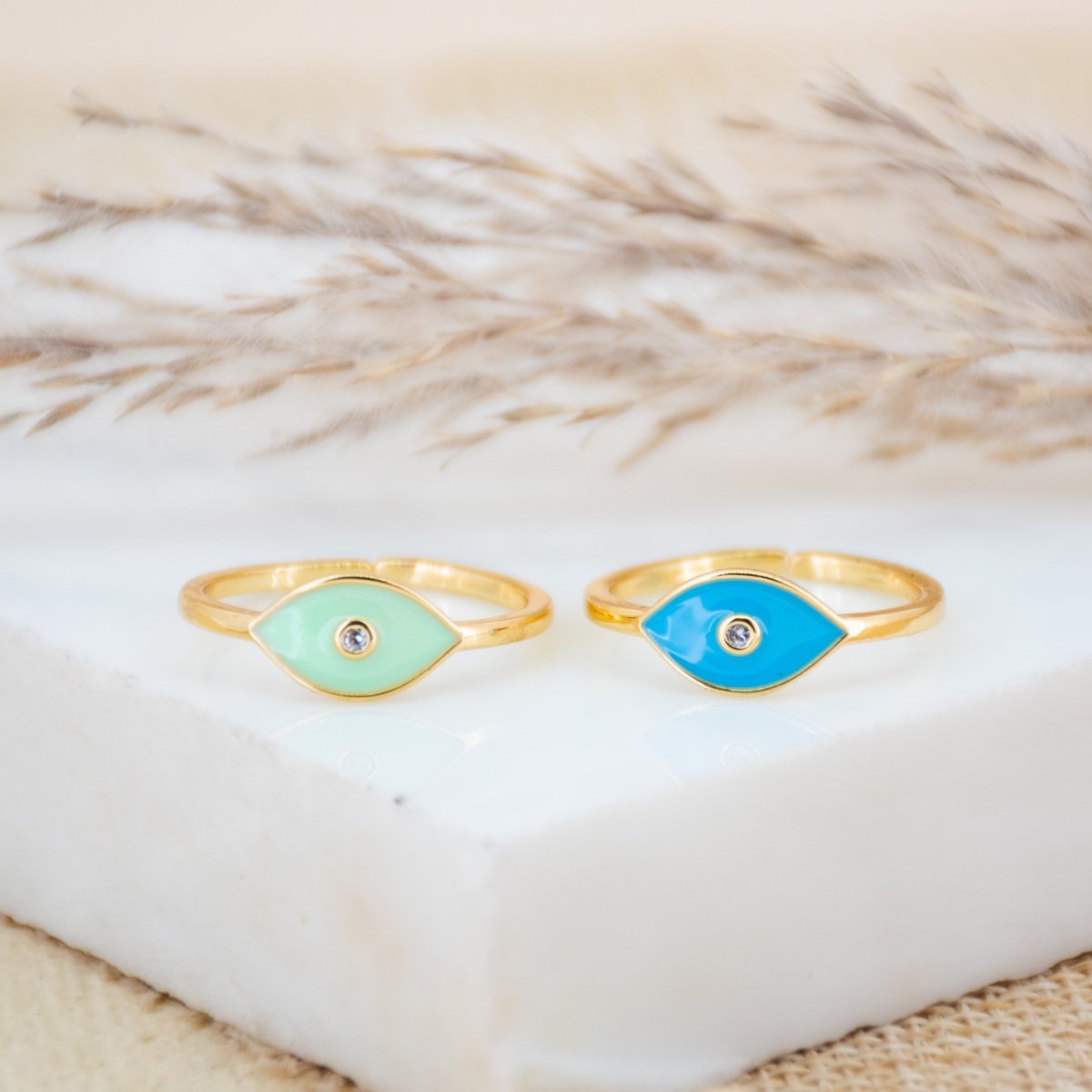 Evil Eye Pastel Ring - Upakarnaproduct_type