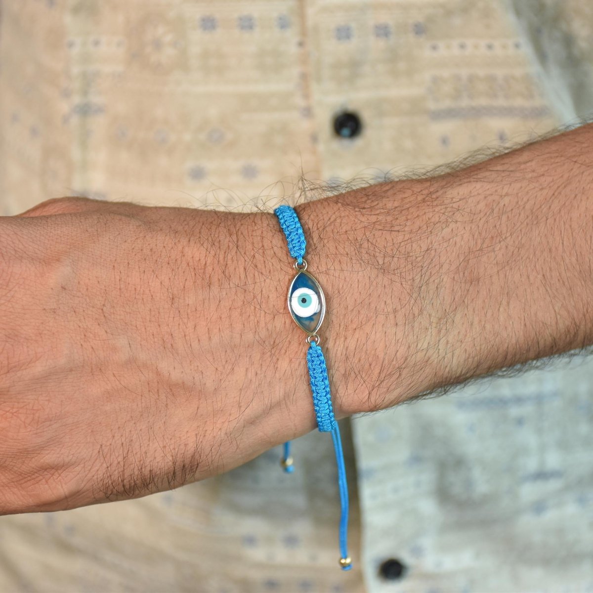 Evil Eye Rakhi Bracelets Set of 6 - Upakarnaproduct_type
