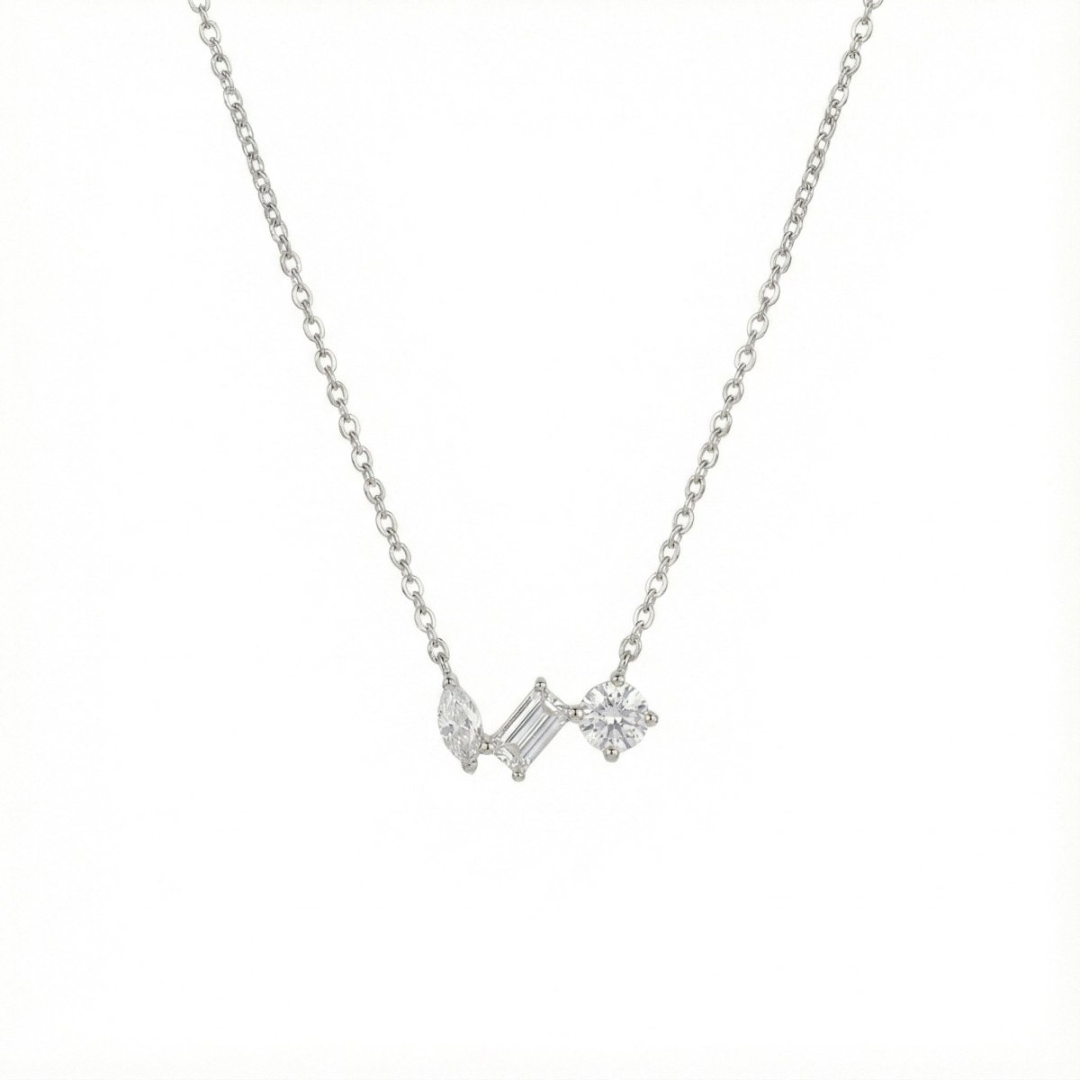 Geometric Sparkle Necklace - Upakarnaproduct_type