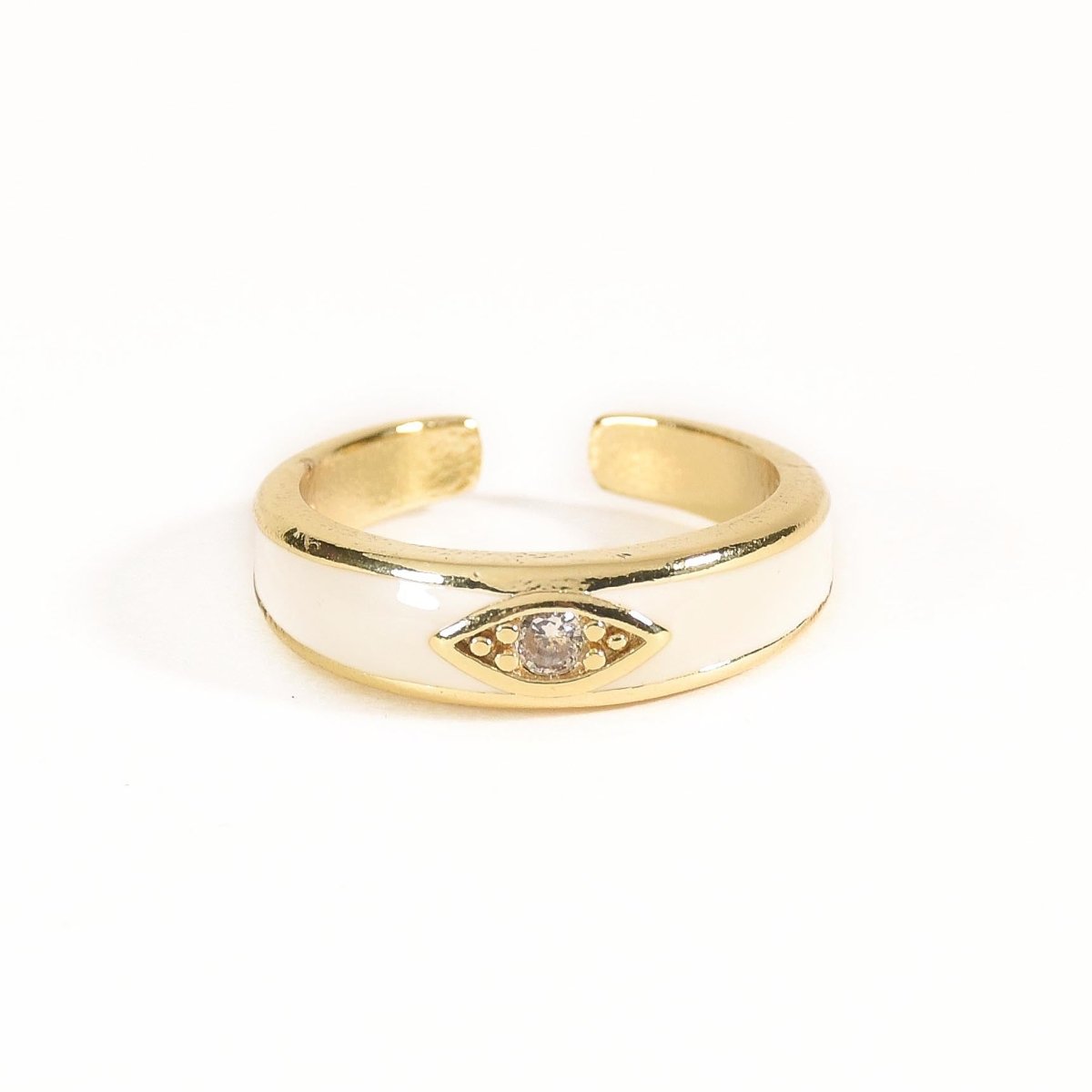 Gilded Ivory Ring Stack - Upakarnaproduct_type