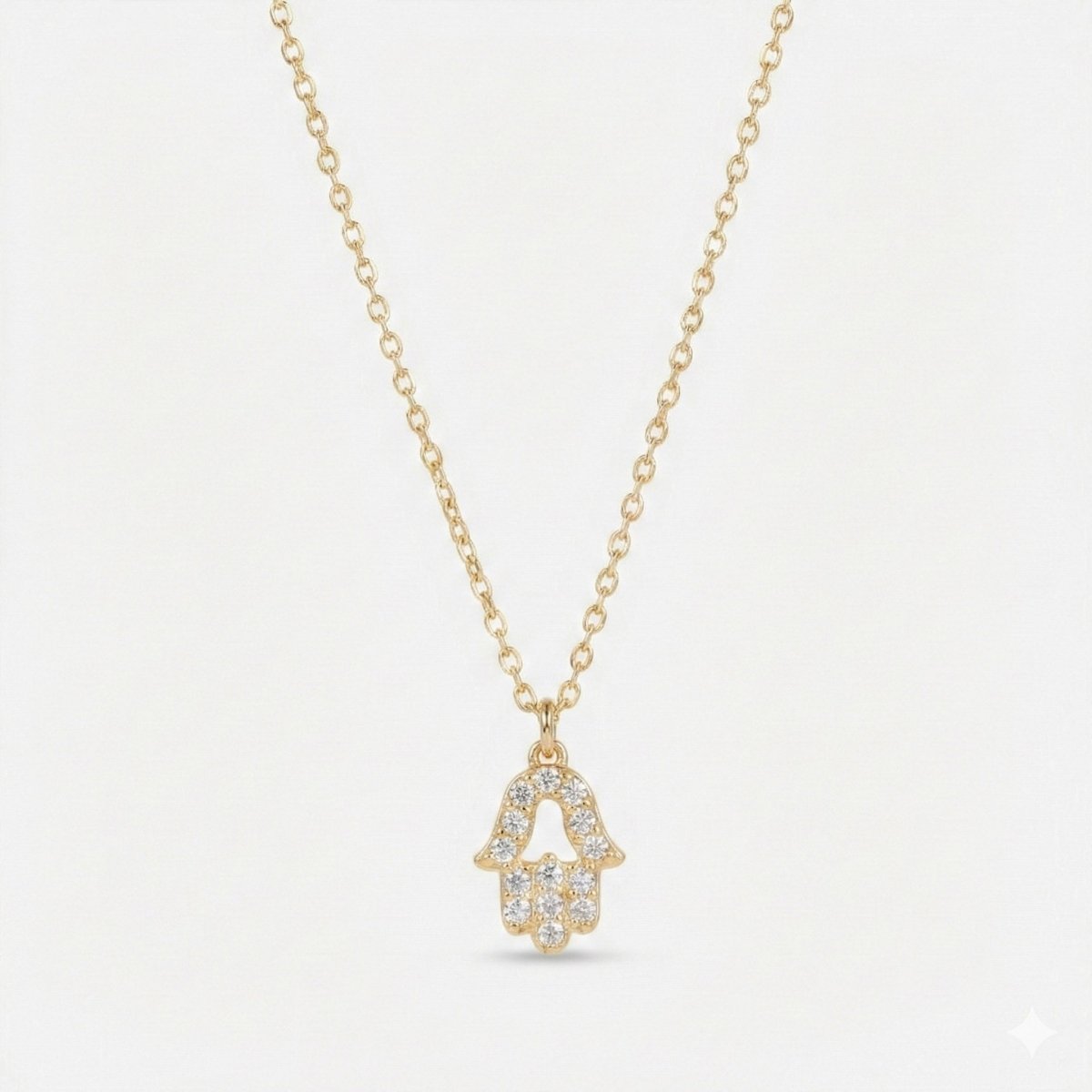 Glistening Hamsa Necklace - Upakarnaproduct_type