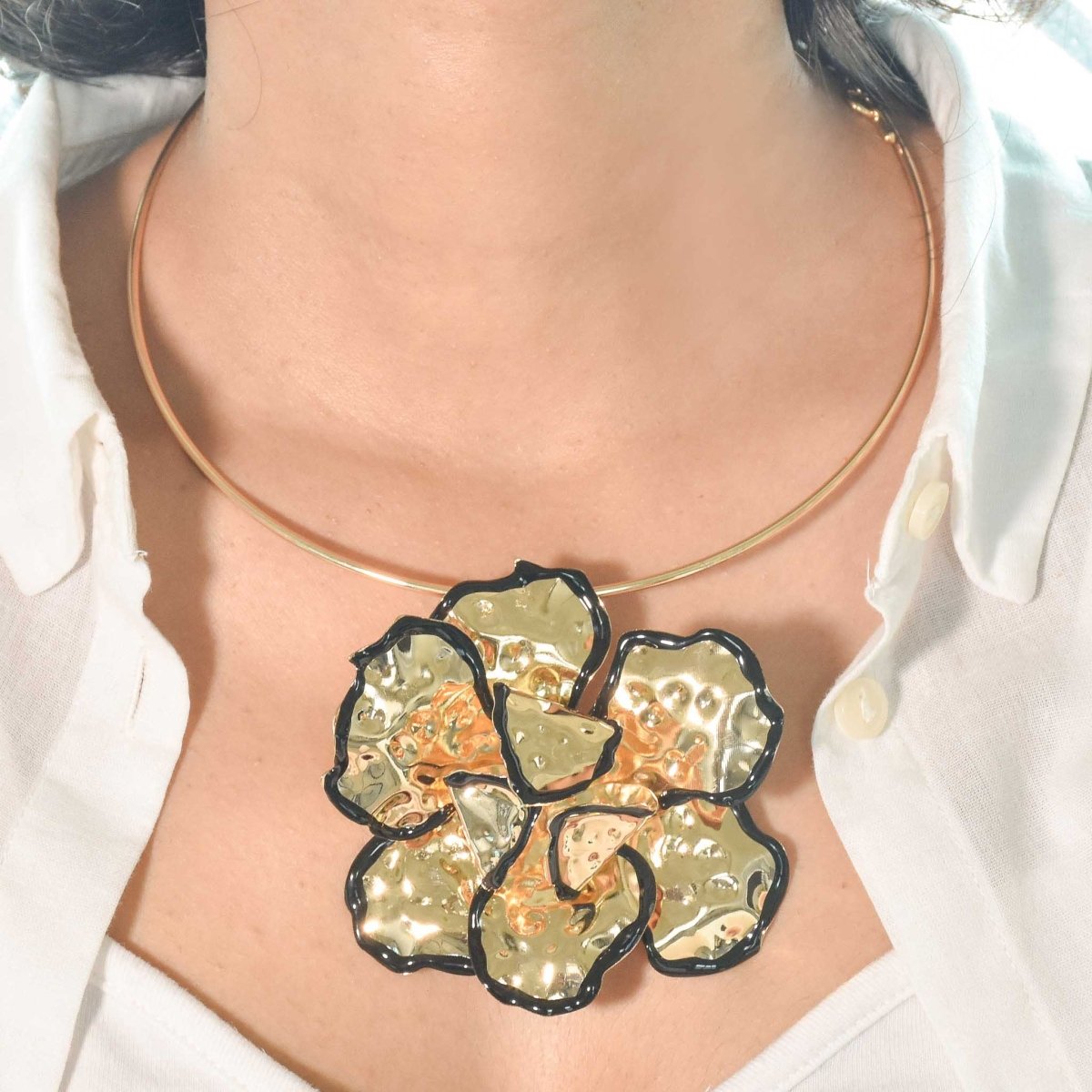 Golden Bloom Necklace Set - Upakarnaproduct_type