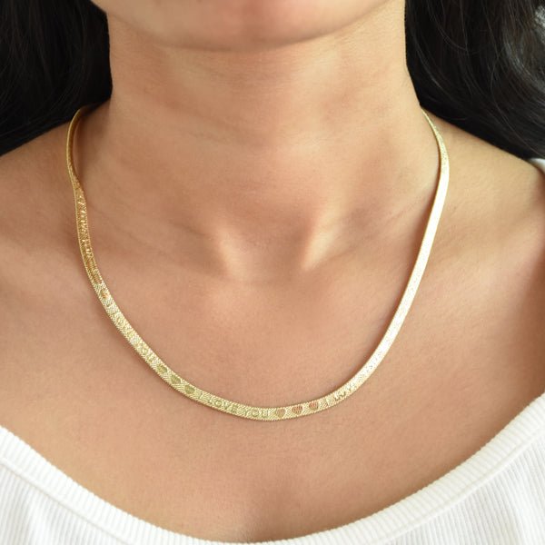 I Love You Snake Chain Necklace - Upakarnaproduct_type