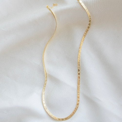 I Love You Snake Chain Necklace - Upakarnaproduct_type