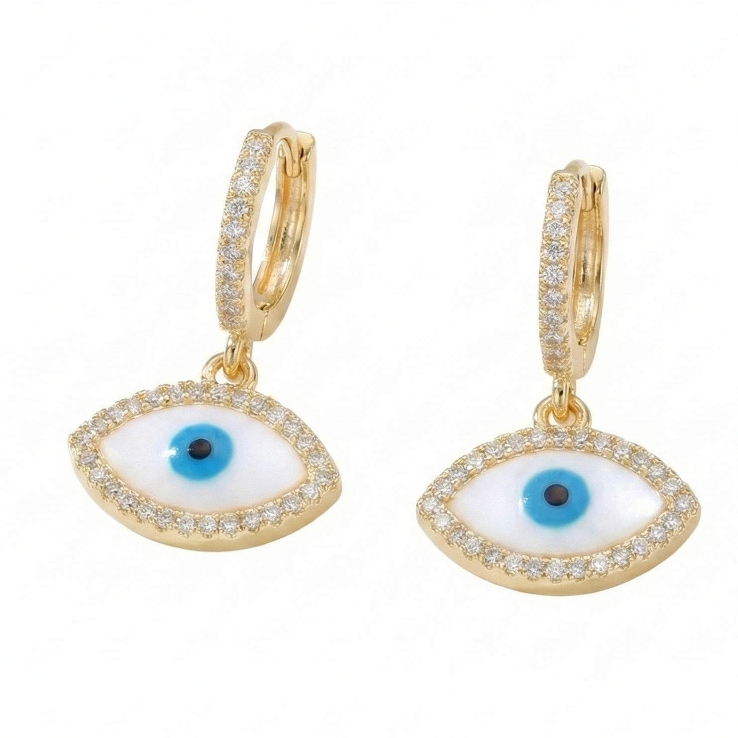 Elite Evil Eye Drop Earring