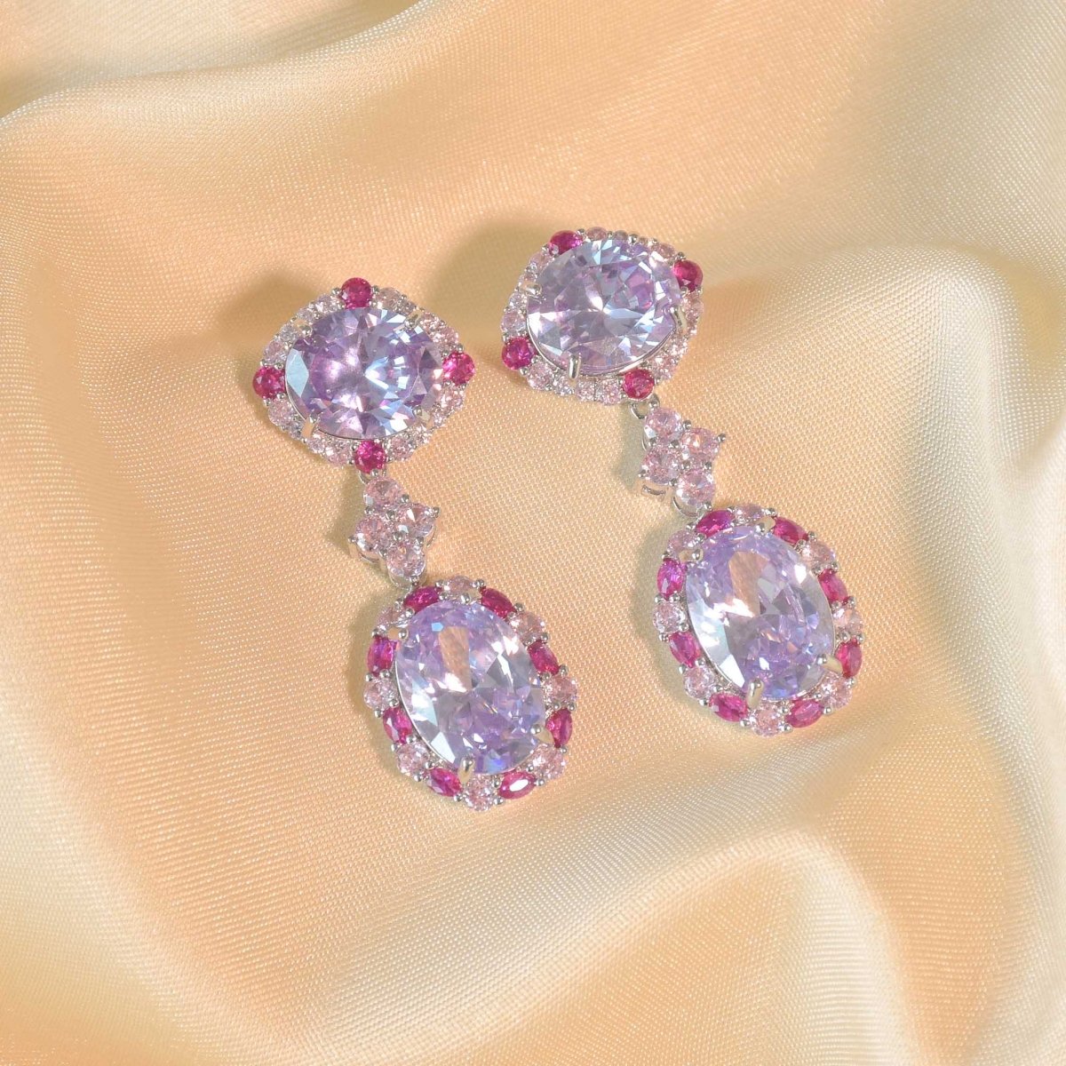 Lavender Drift Earrings - Upakarnaproduct_type