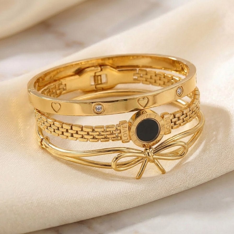 Love Knot Bangle Stack - Upakarnaproduct_type