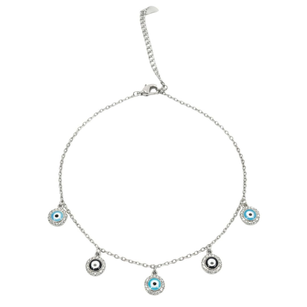 Marina Evil Eye Anklet - Upakarnaproduct_type