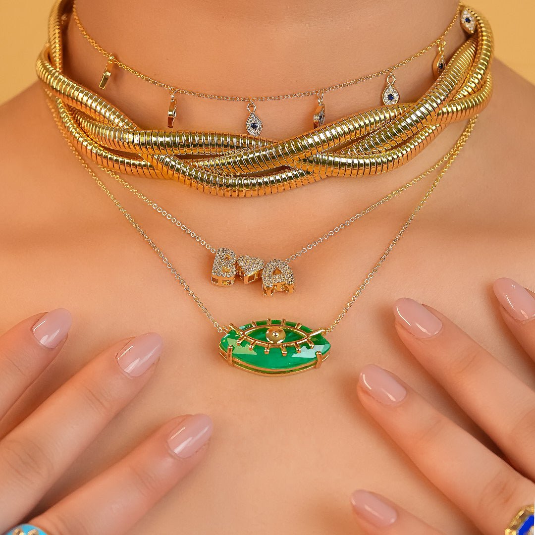 Mini Mystical Gaze Evil Eye Choker - Upakarnaproduct_type